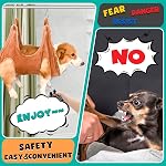 Trousse de grooming pour chiens, fournitures de g Rooming pour chien, Hamac pour chien , Harnais pour chien de grolling, Clippers pour ongles pour chiens , Crochets , Kit de hammam pour égratignures de ongles / cheveux (Coffee, S)