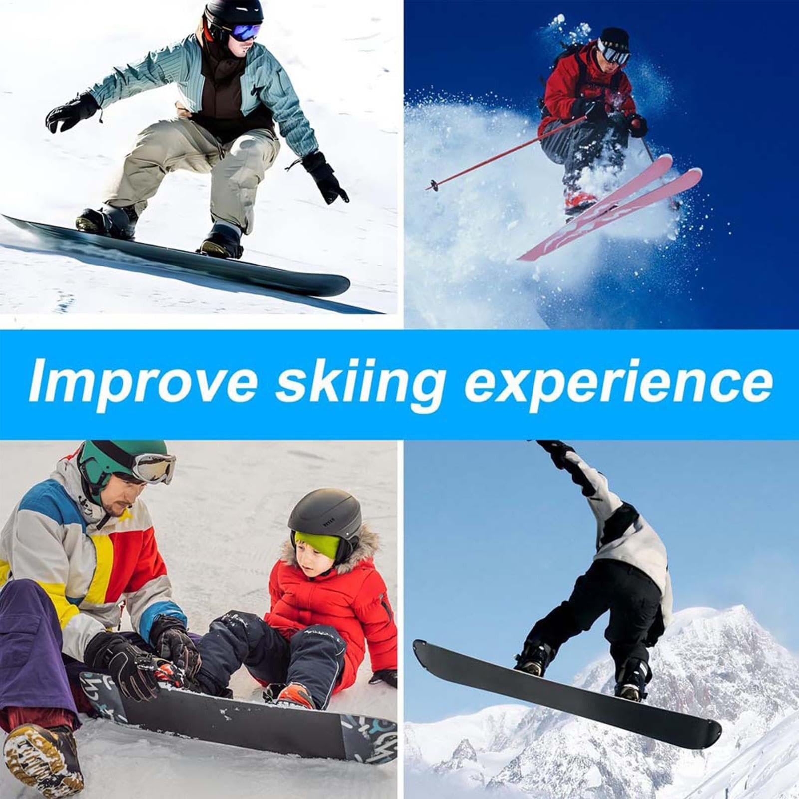 Raspador de cera para snowboard, esquí y surf | Herramienta de encerado con muesca