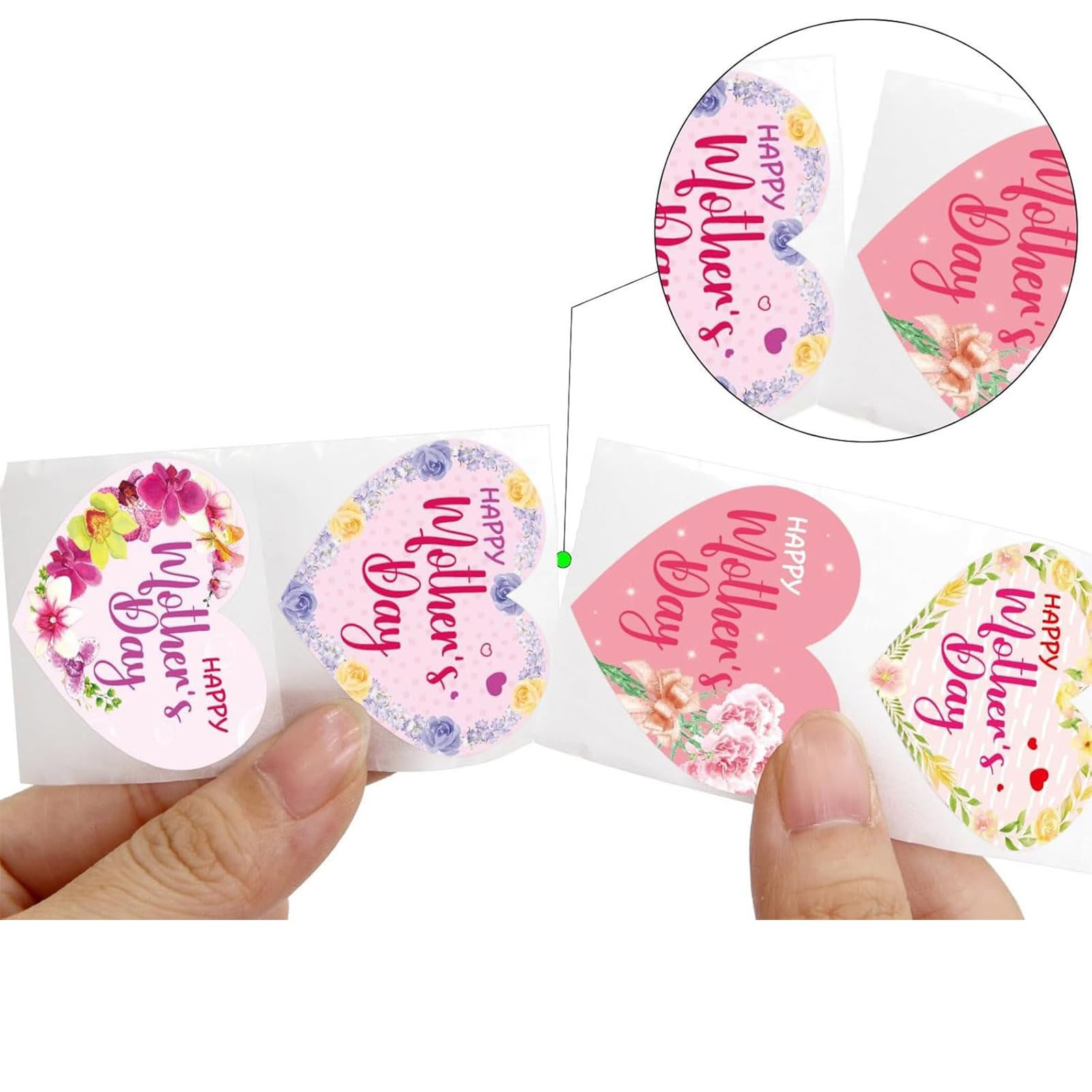 130 Adesivi Per Festa Della Mamma | Etichette Floreali Per Regali, Buste E Scrapbooking | 65 Stili Diversi - 3