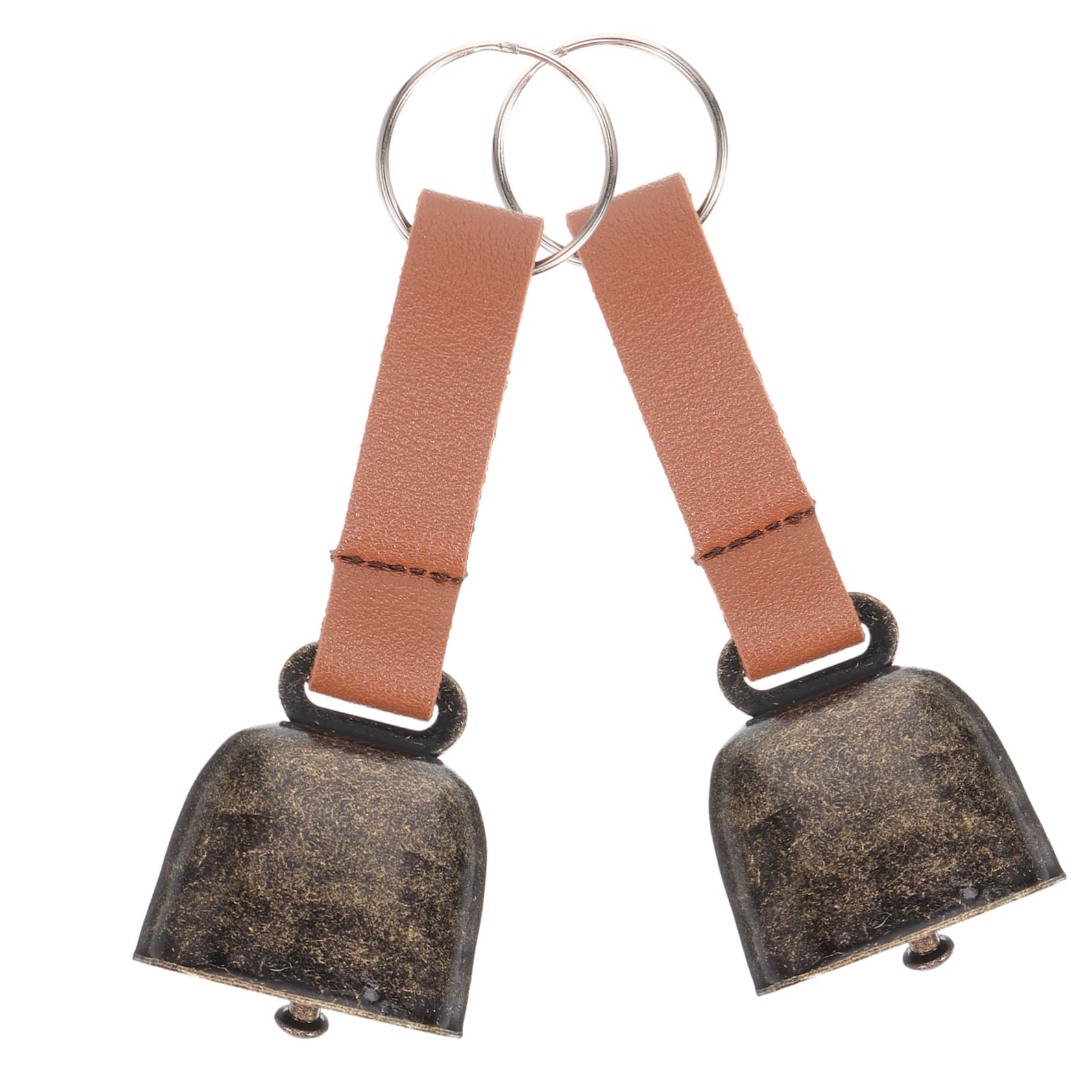 VICASKY 2pcs Loud Bear Bell for Hiking Camping and Climbing Hanging Bear Bell Crisp Sound Emergency for Vintage Design