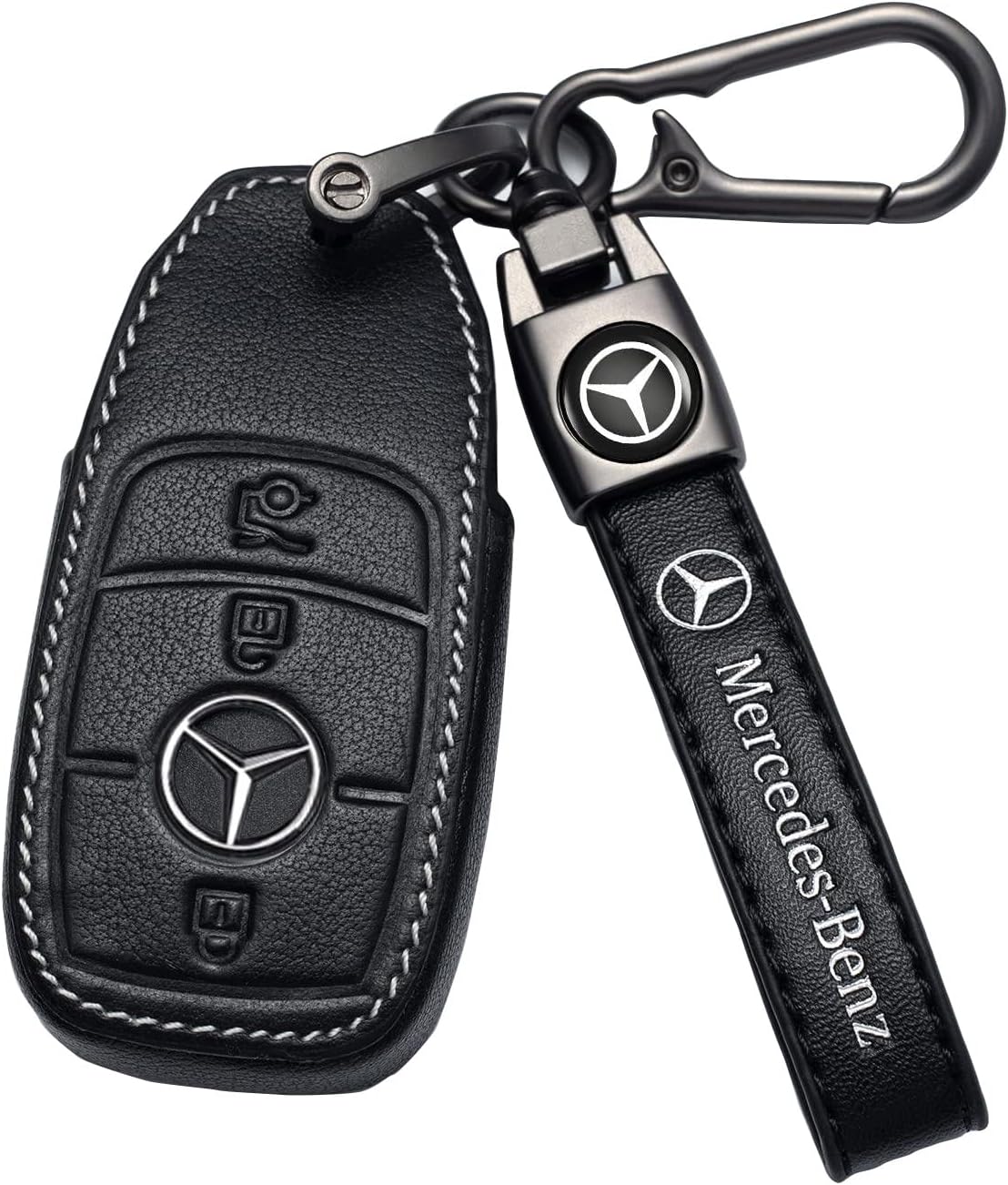 Loyal Guard Car Key Cover Replacement for Mercedes Benz A B