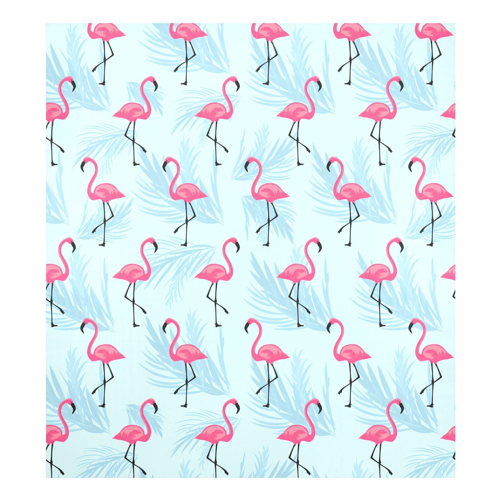 Housse autocollante pour lave-vaisselle flamants roses bleu pour décorer votre cuisine