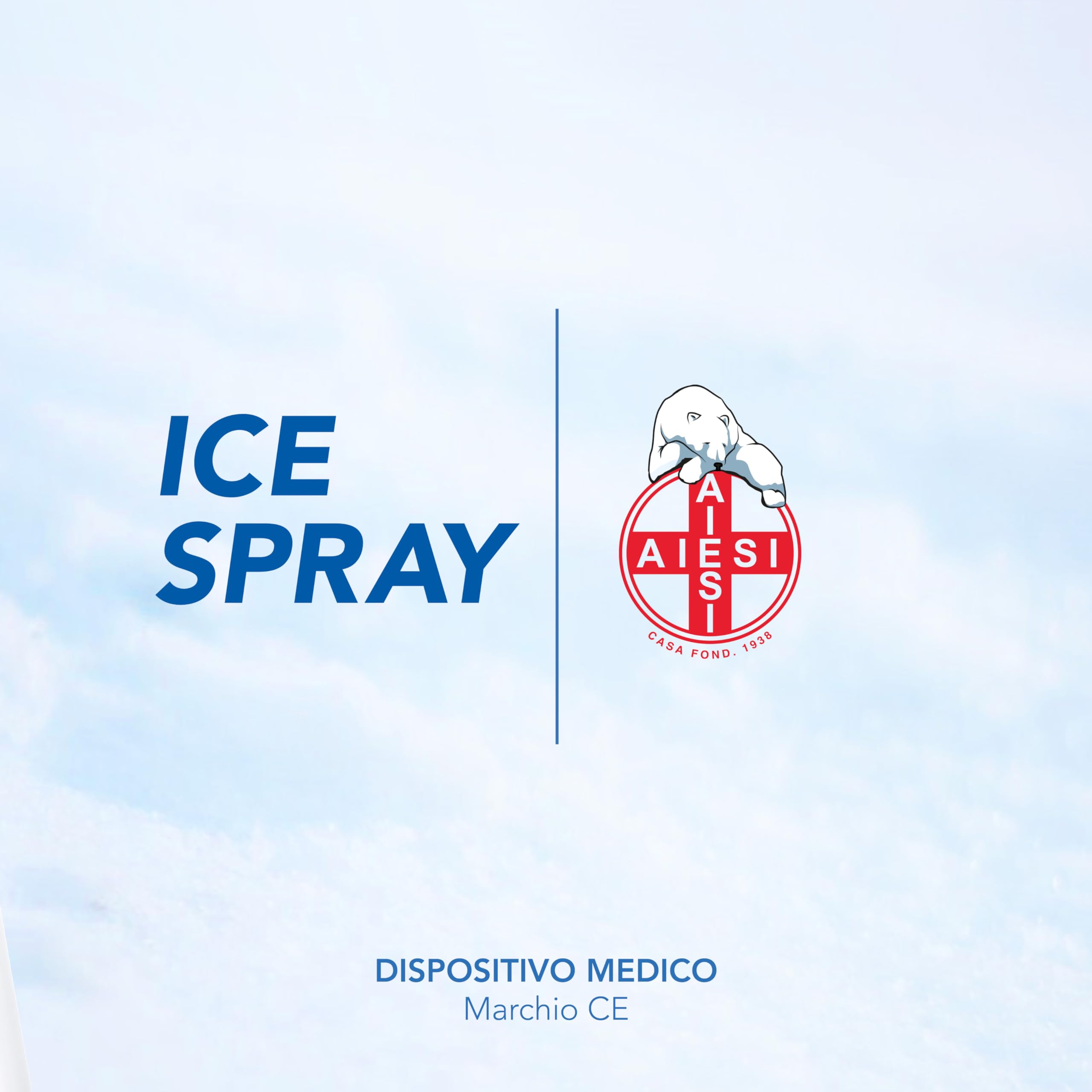 AIESI® Hielo Spray instantáneo con MENTOL lata de 400 ml ICE SPRAY, Made in Italy