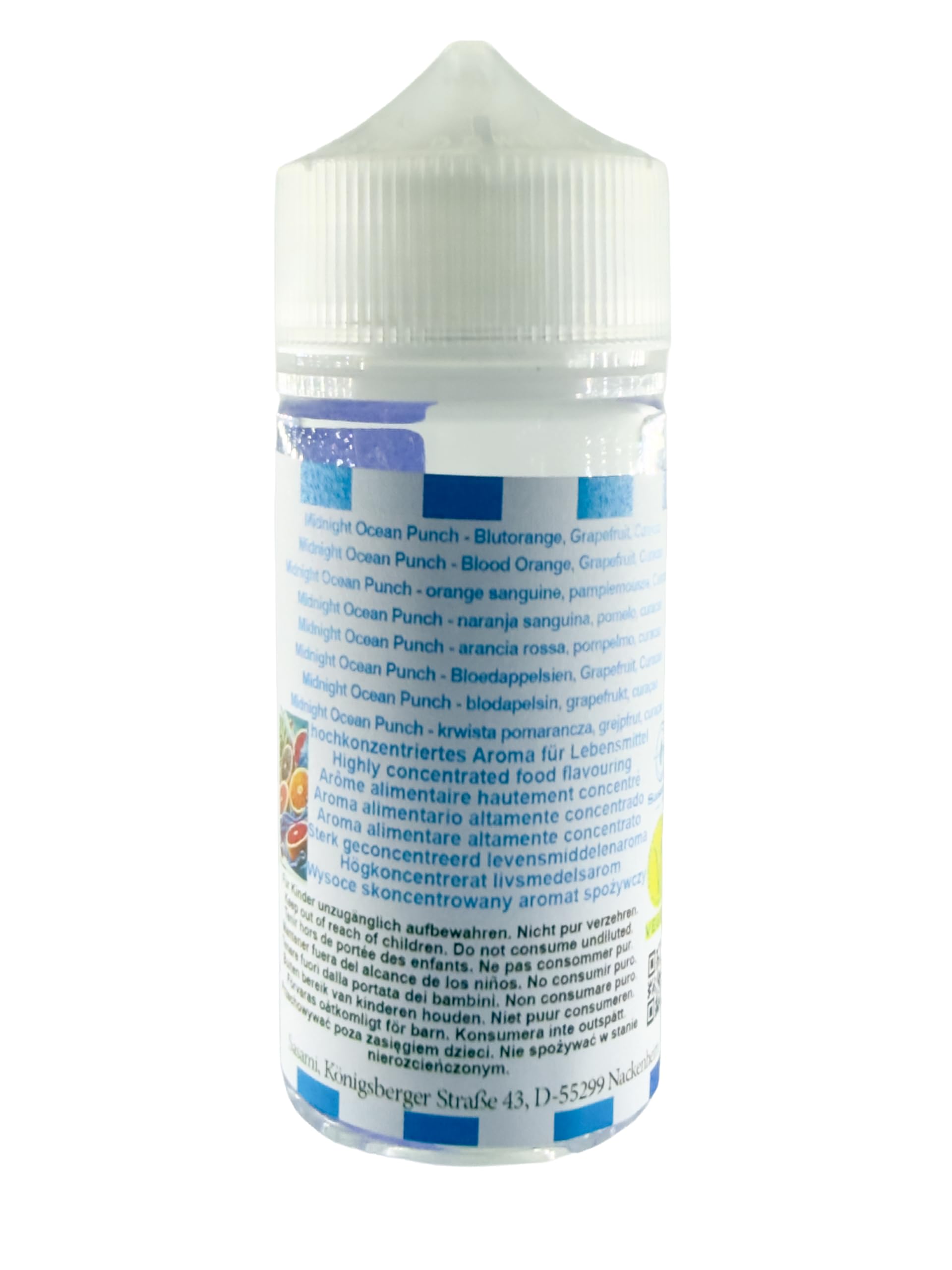 Midnight Ocean Punch - arancia rossa, pompelmo, curacao aroma concentrato - vegano - Sasami - 100ml
