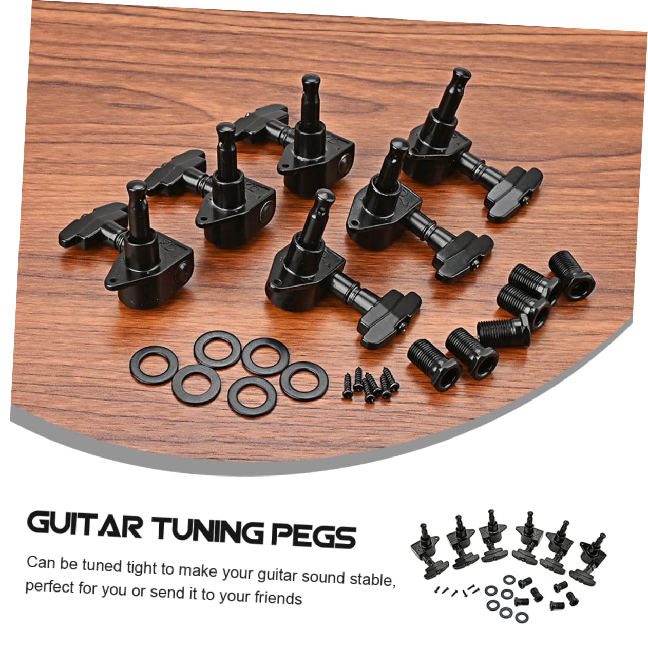 Levemolo Guitar Tuning Gears High Performance Guitar Tuning Knobs Set of Locking for Music Instruments