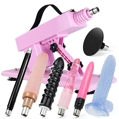 Sex Machine Thrusting Dildo Machine for Women and Men,Automatic Sex Machine with 7 Attachments,3XLR Connector Love Machine with Suction Cup,Adult Sex Toy Machine for Couples - PK-01