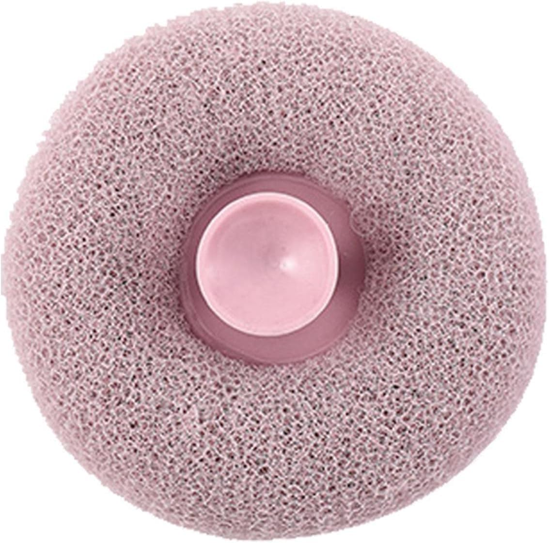 Round Loofah Scrubbing Brush Super Soft Exfoliating Bath Sponge Cleaning Brush, Massage Bath Sponge Ball with Suction Cup for Adult.-image-2