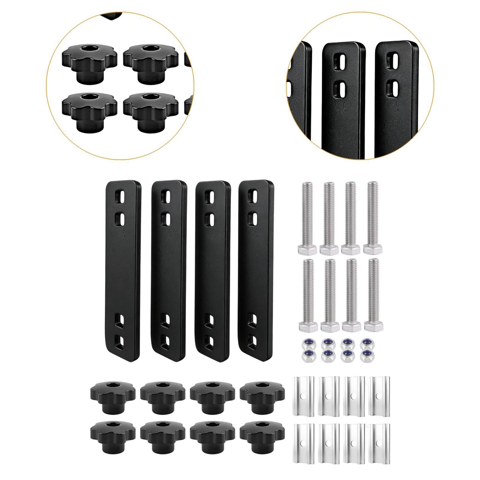 Colcolo Kit para Montaje Tienda Techo Accesorios para Tienda Techo con reemplazo Directo, Incluyendo Placas