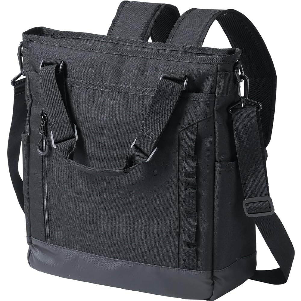 サンワダイレクト ビジネスバッグ(3WAY・大容量・リュック・ショルダー対応・25.5L) 200-BAG170BK 1個