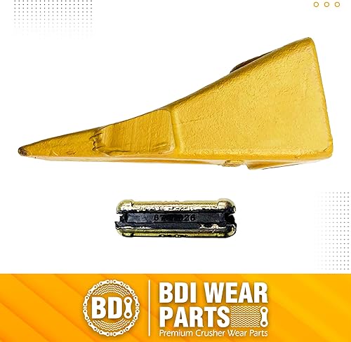 Miniatura 5 de 6737325 1 paquete de dientes y dientes de cubo de excavación de suciedad estilo Bobcat y 1 paquete 6737326 FlexPins (1 amarillo)