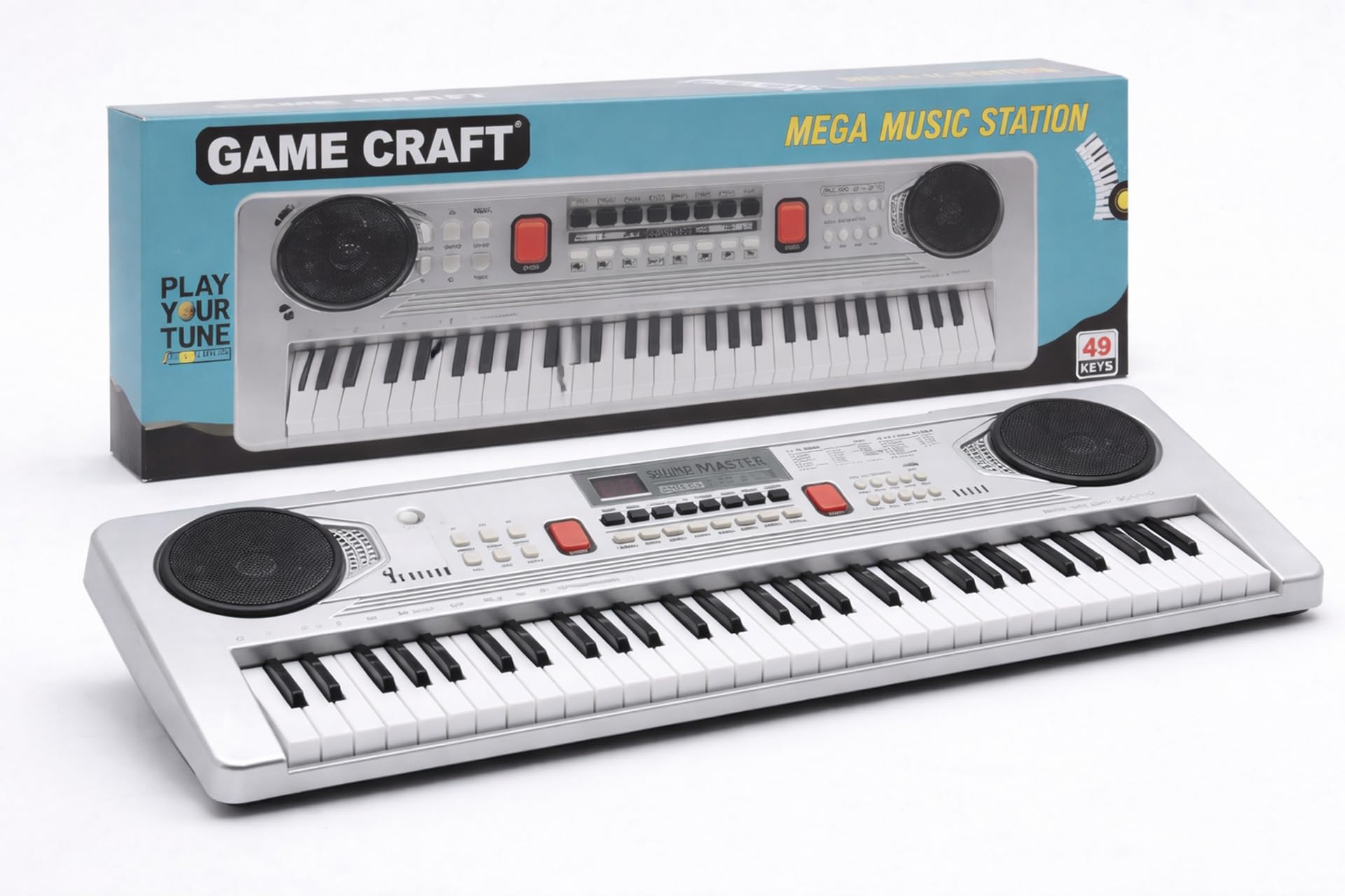 Mega Music Station 61 Keys Electronic Keyboard Piano for Kids with MP3, USB Input, LED Display, Built-in Speakers, Demo Songs, Tones & Rhythms | Musical Keyboard for Beginners Boys & Girls-image-15