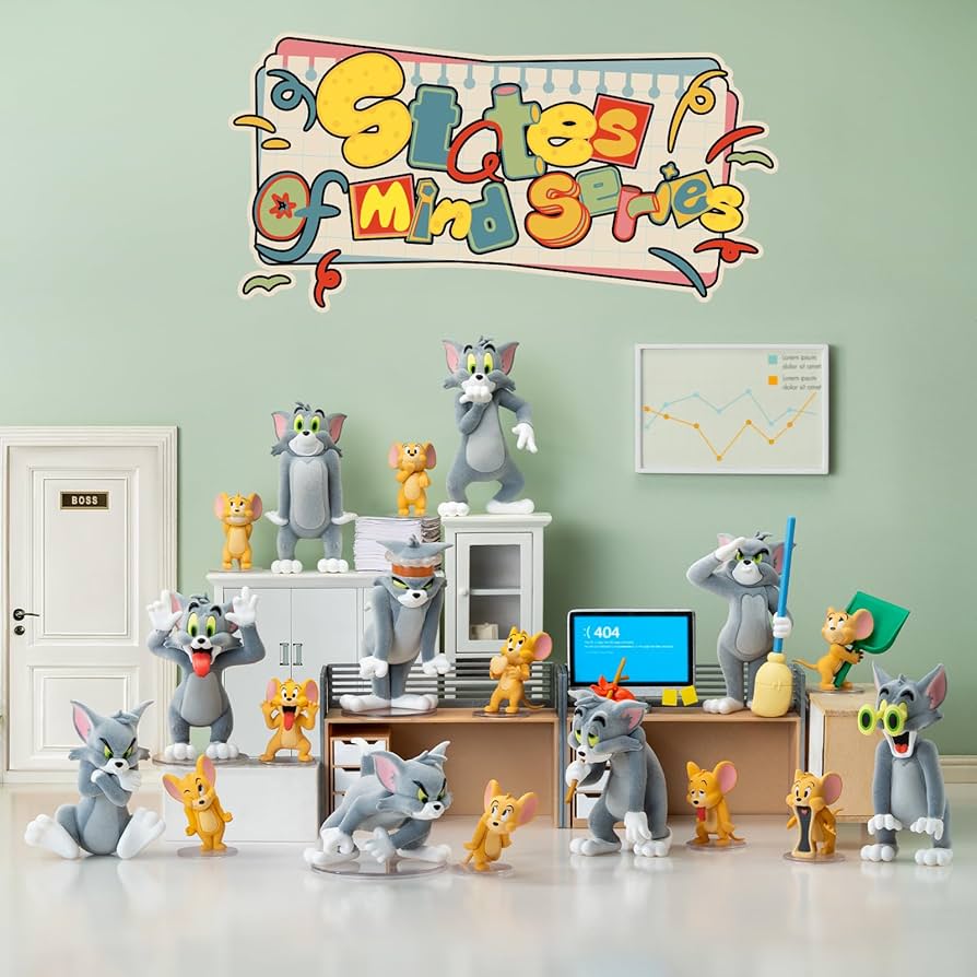 Amazon | 52TOYS BLINDBOX TOM and JERRY：States of Mind「ステイツ