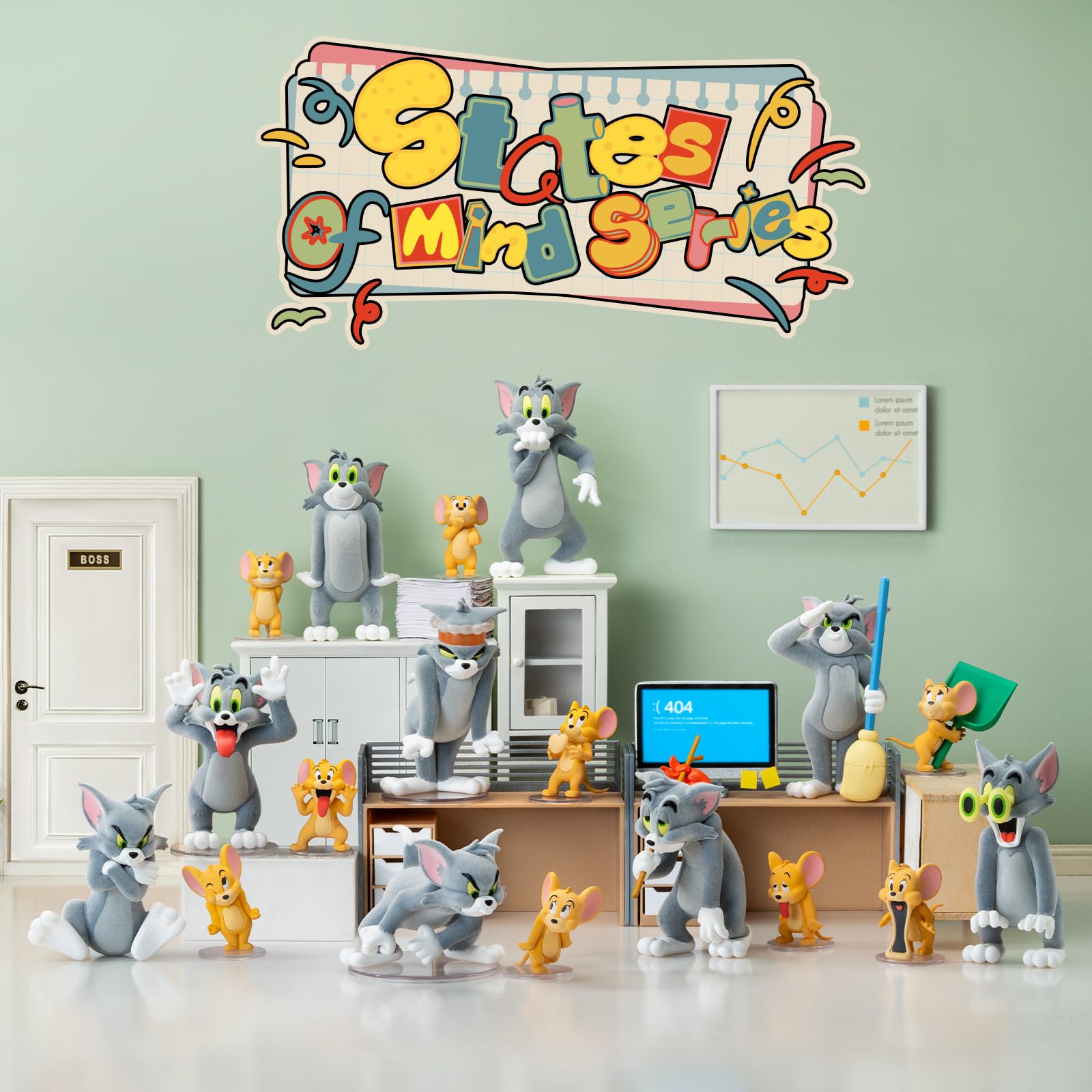 Amazon | 52TOYS BLINDBOX TOM and JERRY：States of Mind「ステイツ