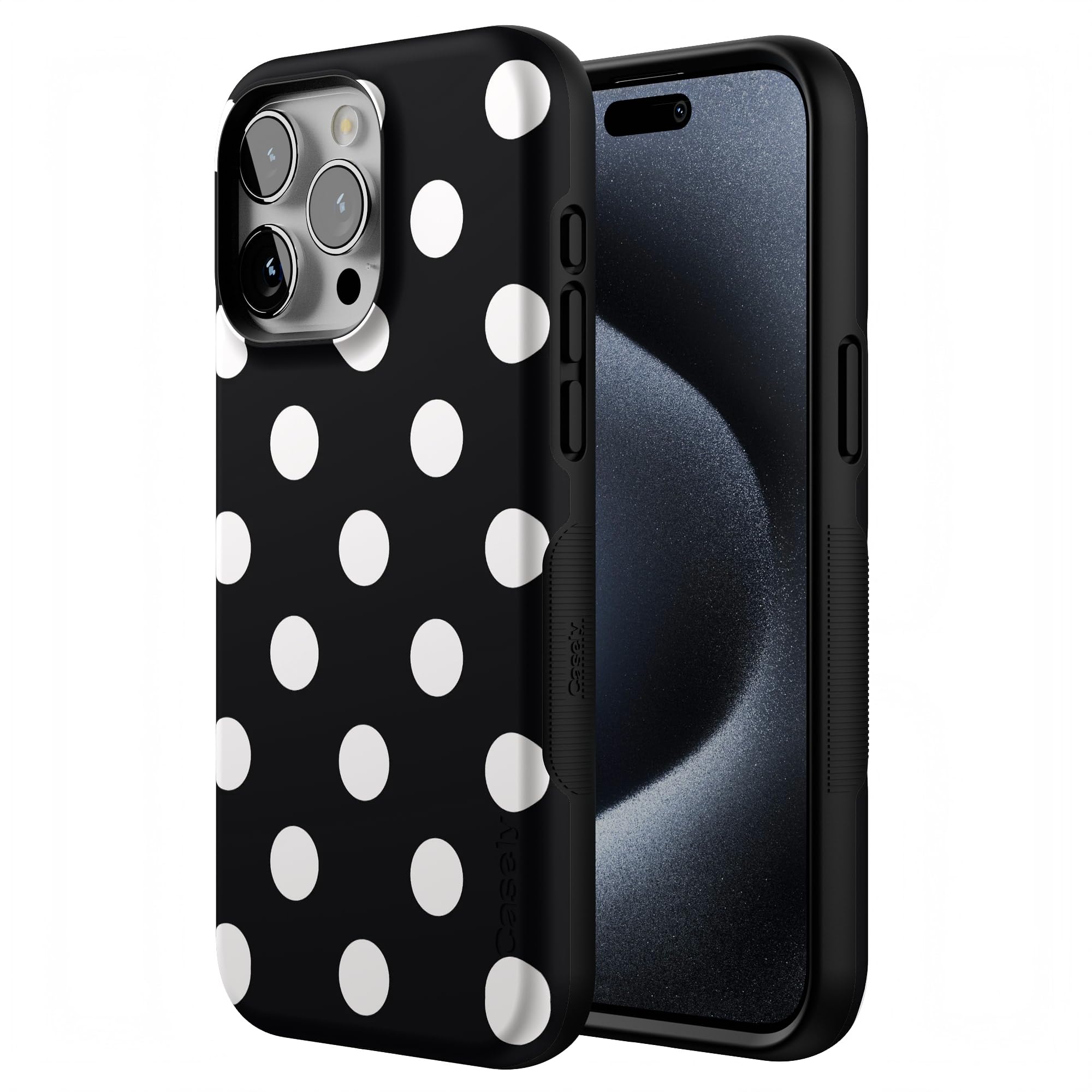 ブラック 口紅ケース Amazon.com: Casely iPhone 15 Pro Max Case | Polka Dots