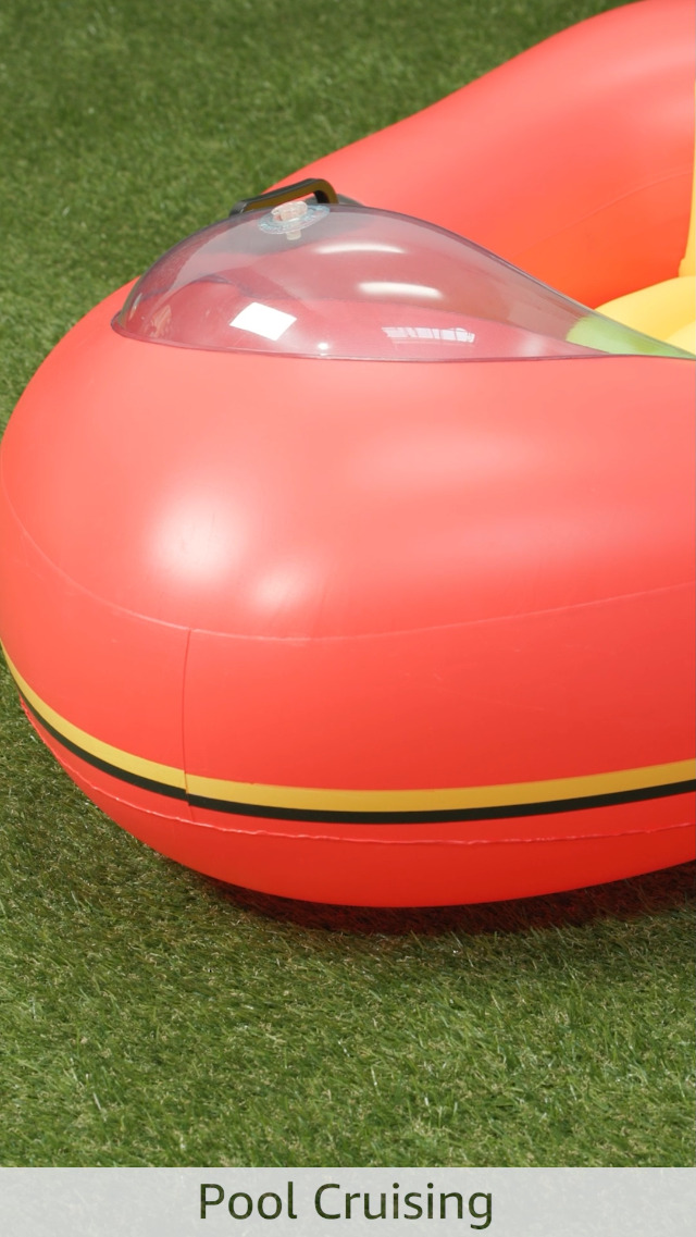 Pvc Inflatable Swim Ring Life Buoy With Floating Rope Accessory - View #3