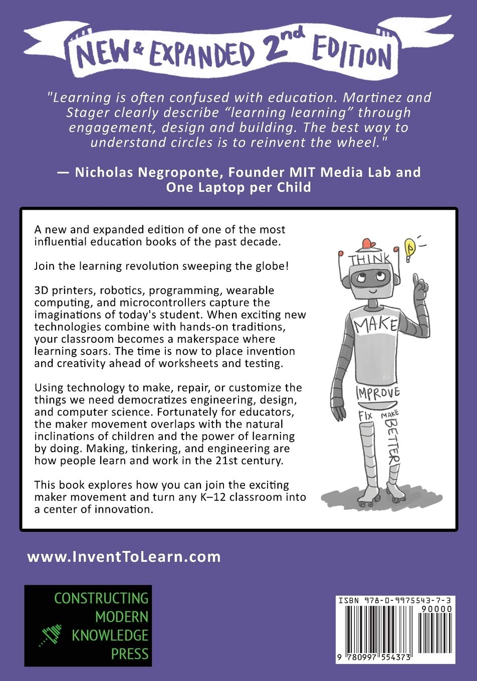 Invent to Learn: Making, Tinkering, and Engineering in the Classroom