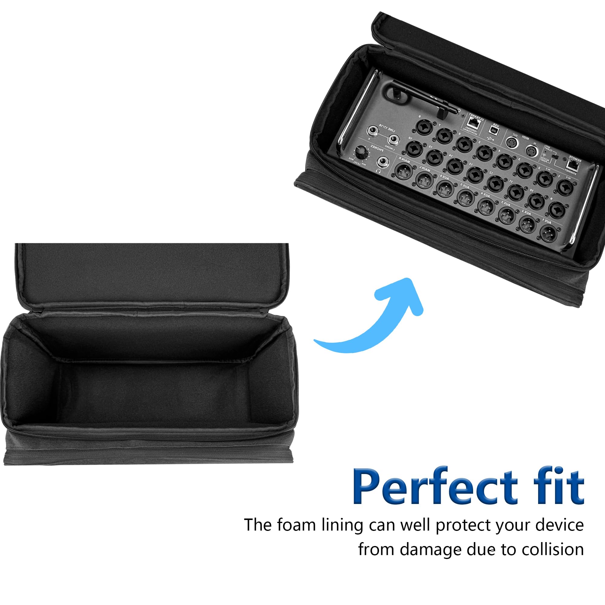 Musiin Custom Digital Mixer of Bluetooth Speaker Tas Compatibel met