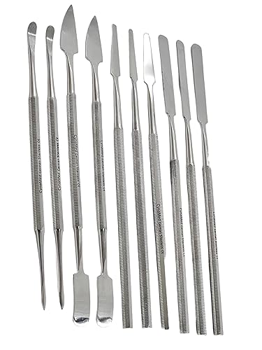 Juego de herramientas de tallado de cera de alta calidad, herramientas de escultura de cera y arcilla de acero inoxidable, herramientas de tallado