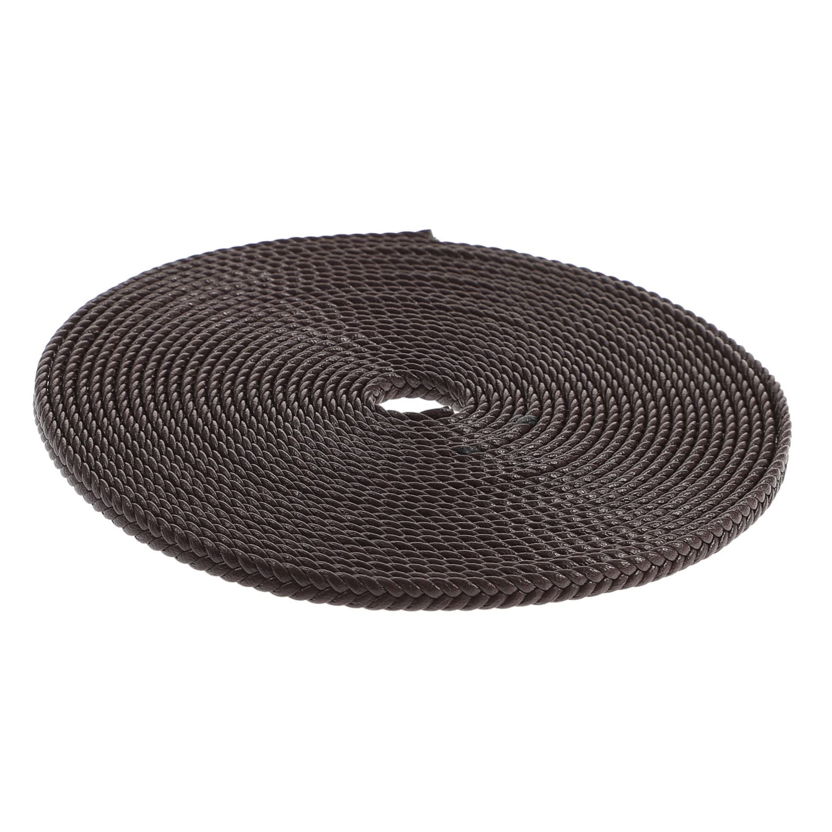 Operitacx 4pezzi Cordoncino Piatto Pu Per Creazione Gioielli Corda Per Collane Bracciali e Decorazioni Fai Da Te Scuro