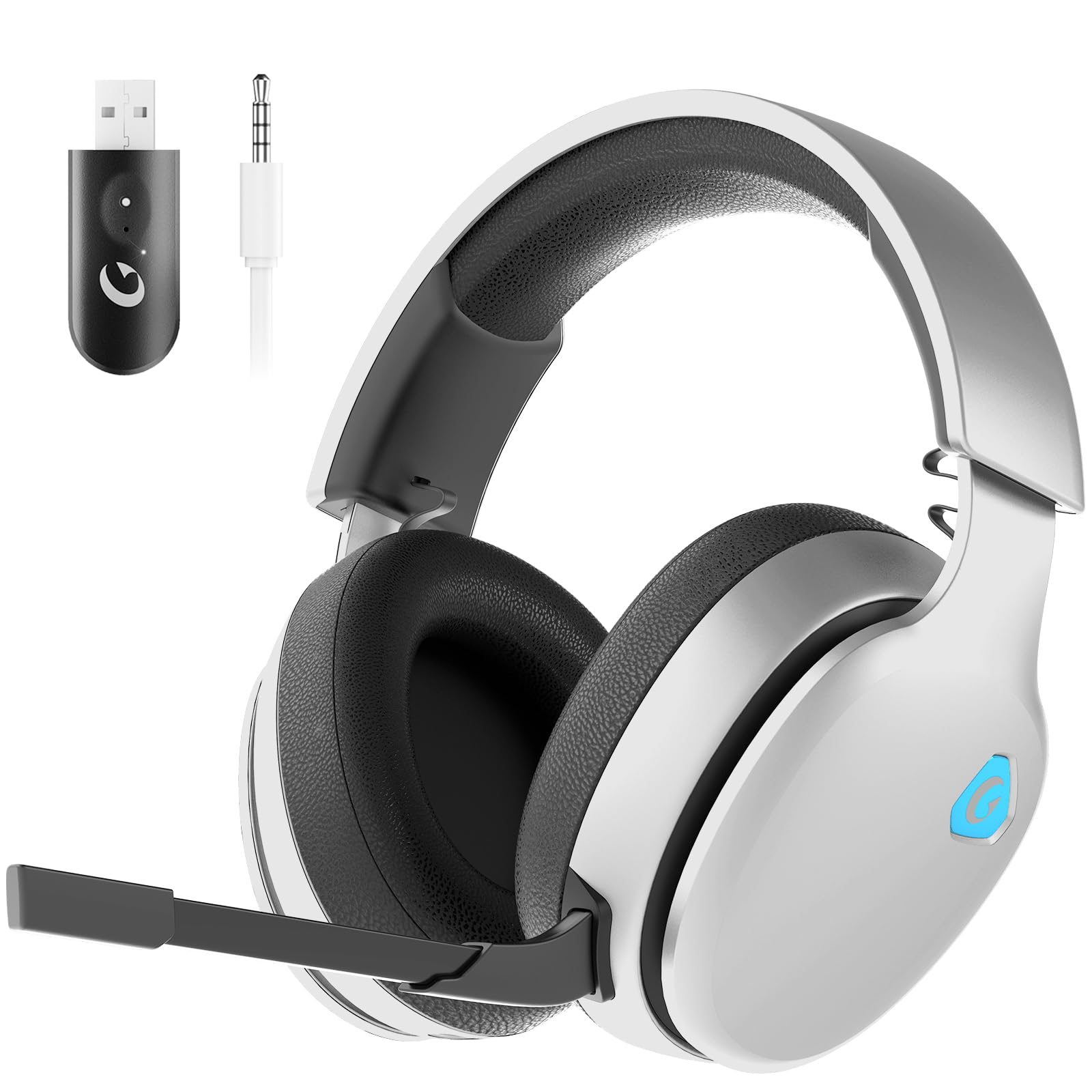 Micro Gaming RGB Njsj - USB Condensateur, Muette Tactile, Lumière RGB, Pour PC/PS4/PS5