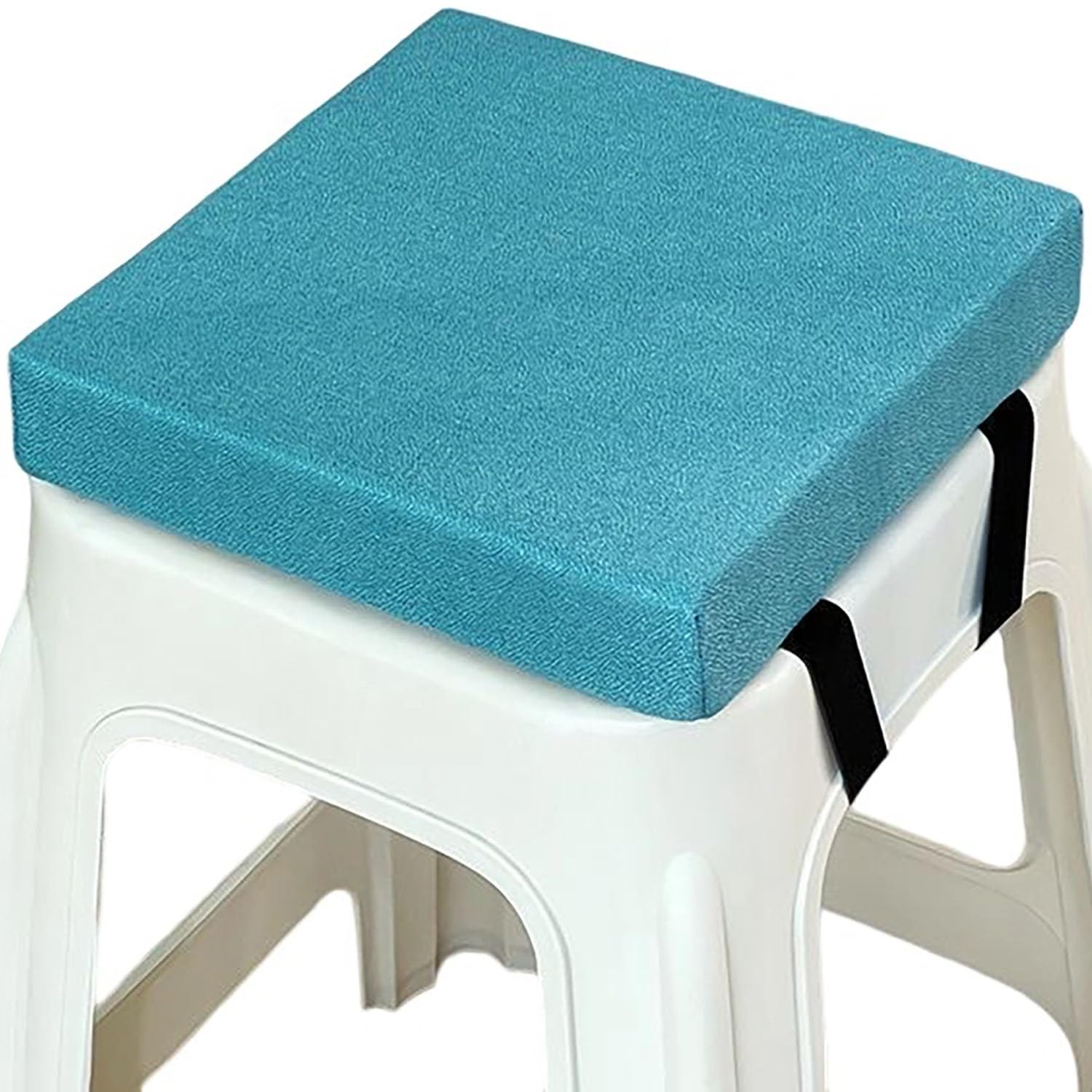 Square Bar Stool Seat Cushions with Ties Anti-Slip Chair Cushions 25x25/40x40/30x30cm Memory Foam Chair Pad with Washable Cover for Outdoor,Indoor,Garden,Dining,Kitchen,Bar Chairs(A9,45x45x8cm) — image 1