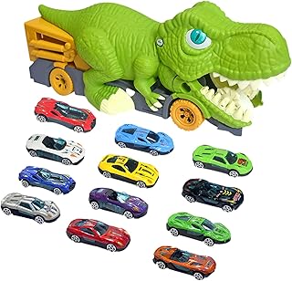 Kids Dinosaur Truck Toy | Amusing Dinosaur Toy Cars,Kids Dinosaur Car Dinosaur Devouring Car Tyrannosaurus Rex Dinosaur Toy Car for Kids Pettis