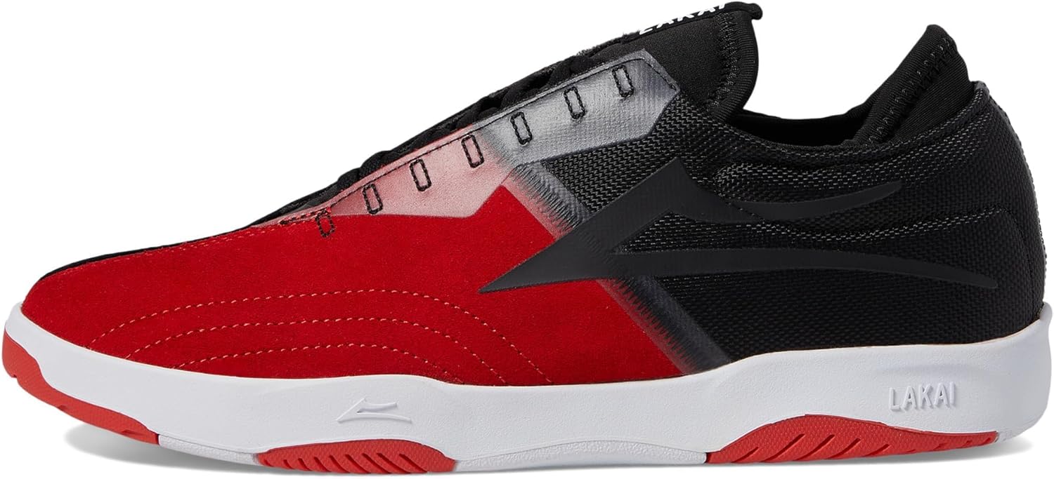 Lakai Mod Black/Red Suede 10.5 D (M)
