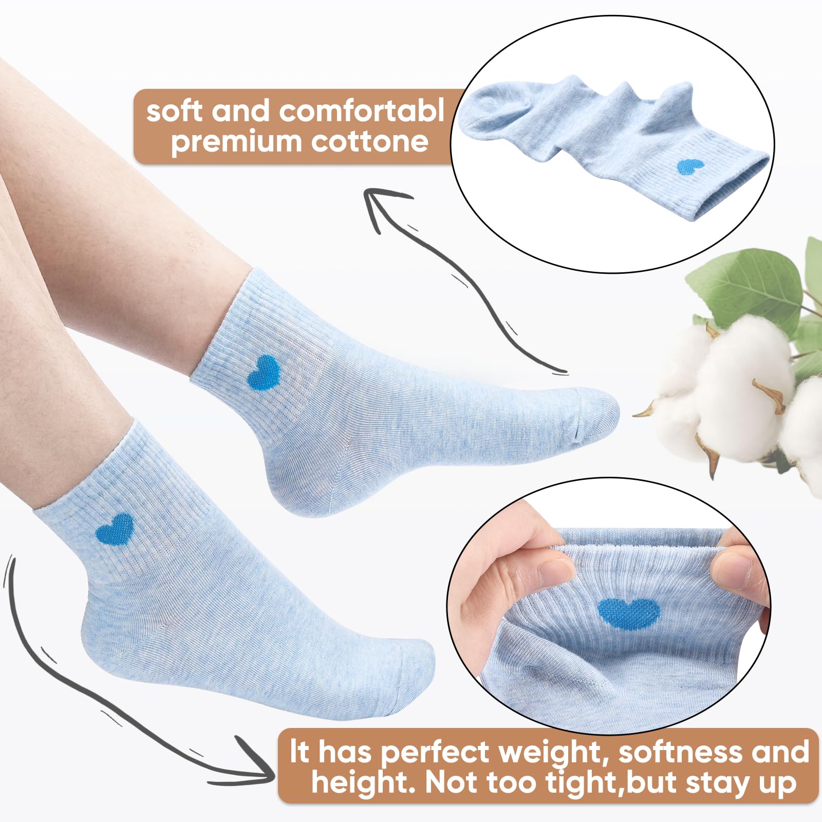 Corlap Unisex Baumwollsocken Socken