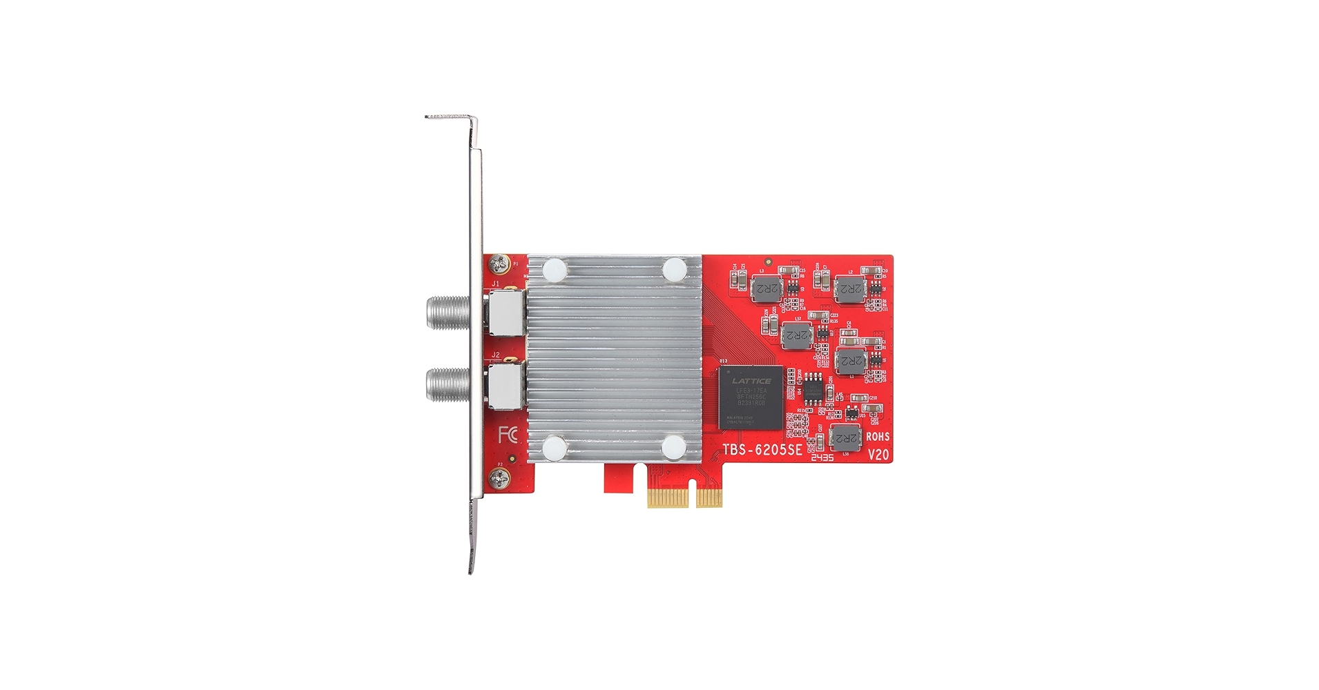 拡張カード TBS 6205 Quad Tuner PCI-E Card PULSAT.COM - TBS 6205 DVB-T2/T/C QUAD TUNER HD TERRESTRIAL