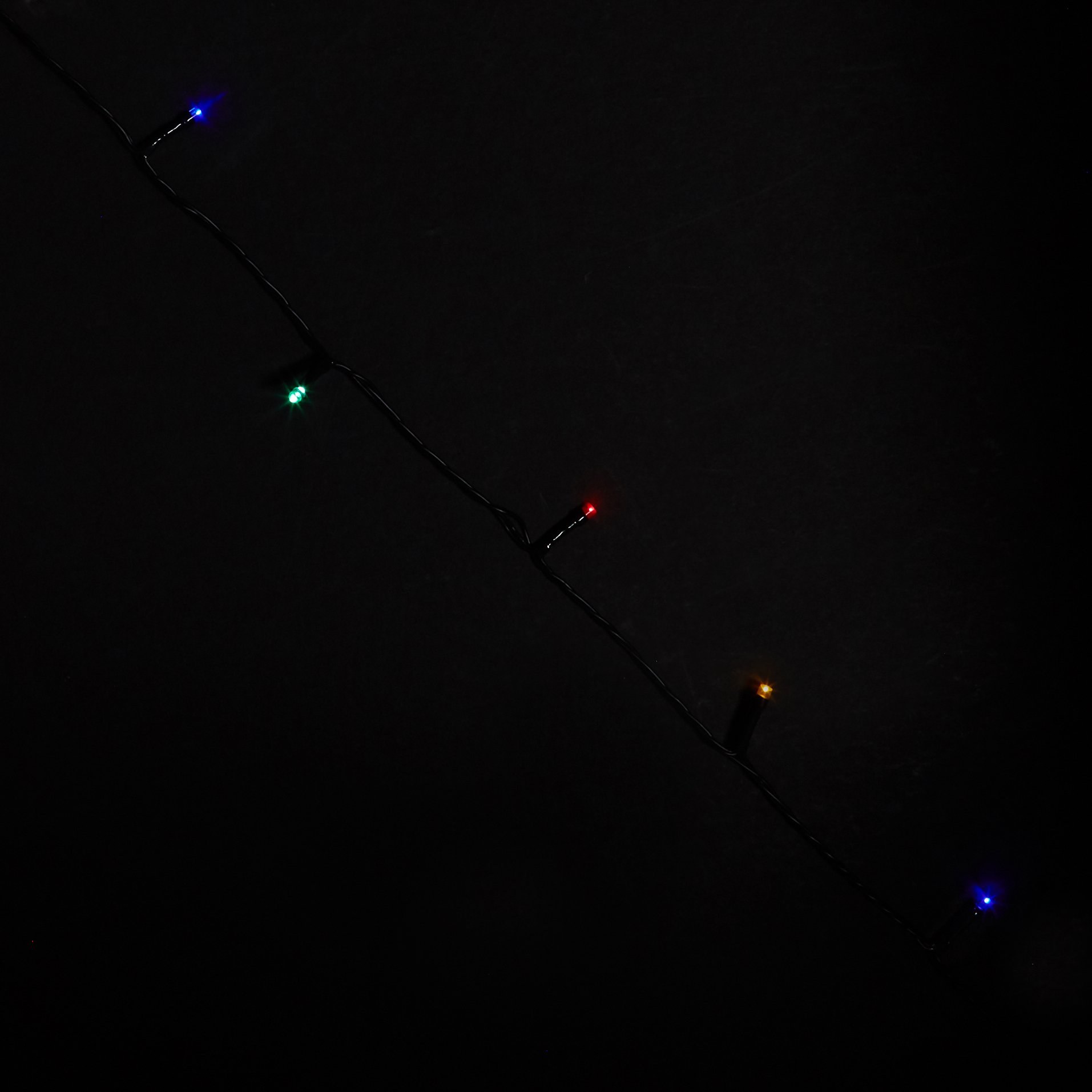 Vickerman Light Set Features 100 Led Lights on Green Wire with 6