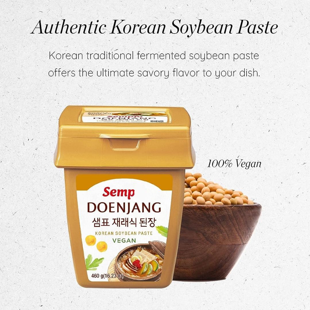 Pack Esencial de Salsas Coreanas: Gochujang, Ssamjang, Doenjang - 3 x 500g
