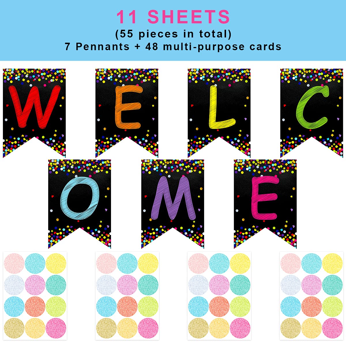 Banner Bulletin Board for Classroom Decoration Back to