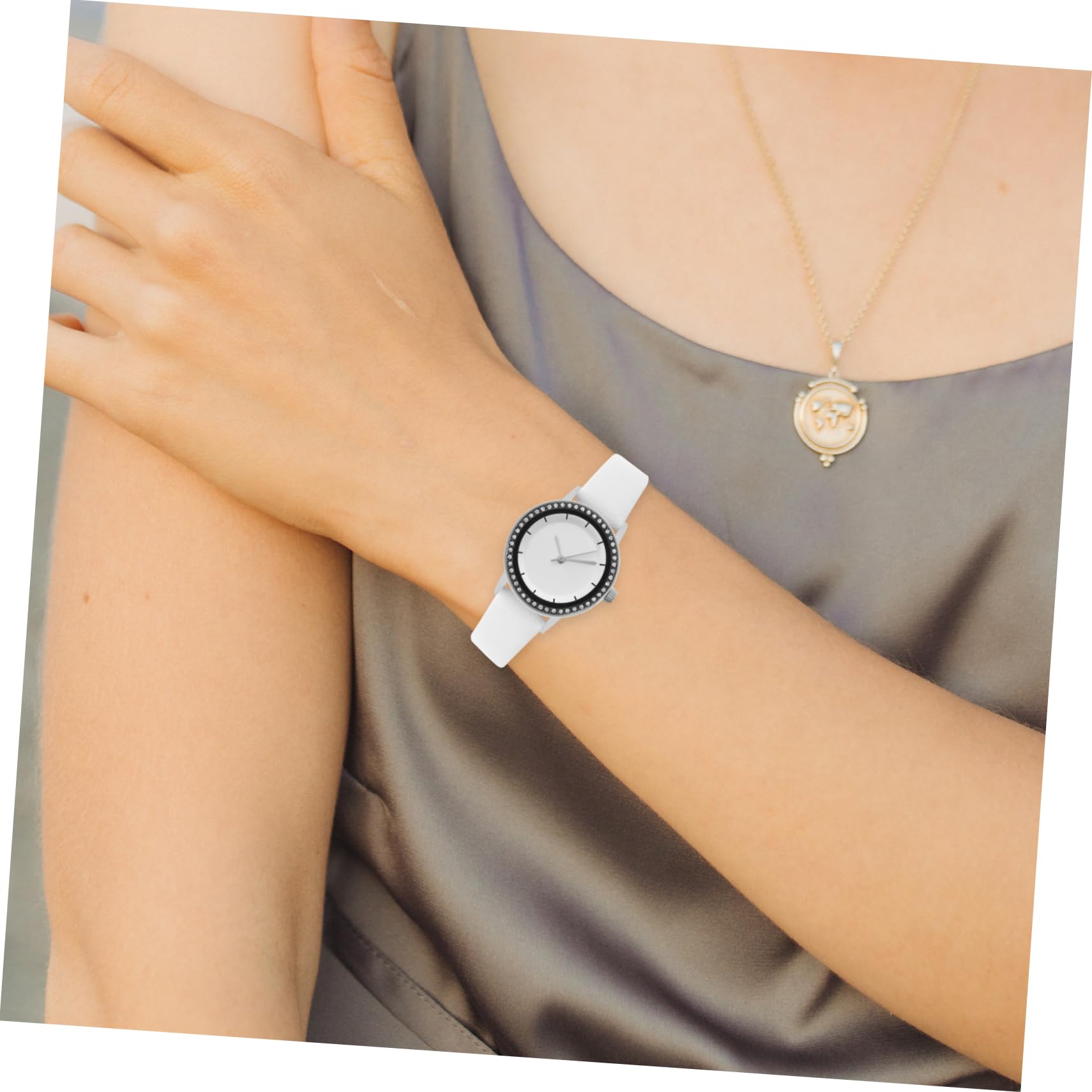 UPKOCH 5pezzi Cover Per Smartwatch Con Protezione Schermo Temperato e Strass Per Watch Design Leggero e Elegante Facile Da Installare Protezione Completa Da Graffi e Urti