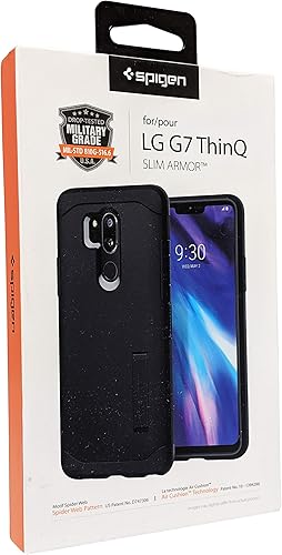 Miniatura 1 de Spigen Funda Slim Armor para el LG G7 THINQ (negro)