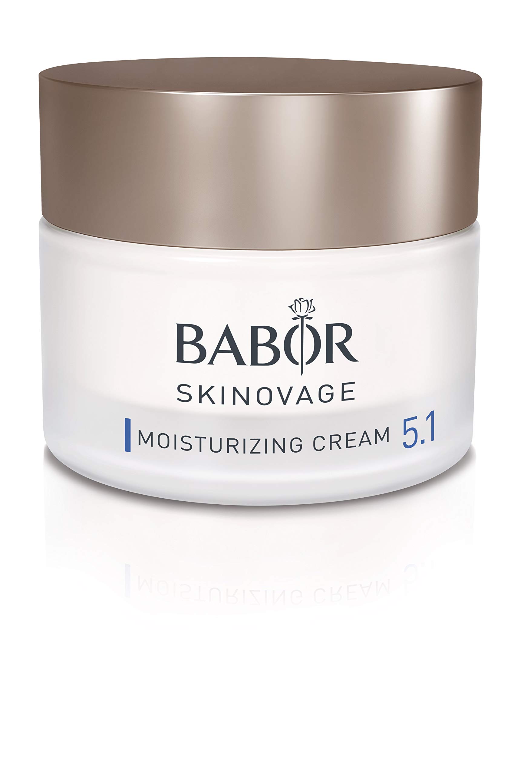 Babor Skinovage Moisturizing Cream, Hydrating Hyaluronic Acid Moisturizer, Hydrating Face Cream that Protects Skin's Moisture Barrier for Normal to Dry Skin, 24 Hour Moisture, Non-Comedogenic