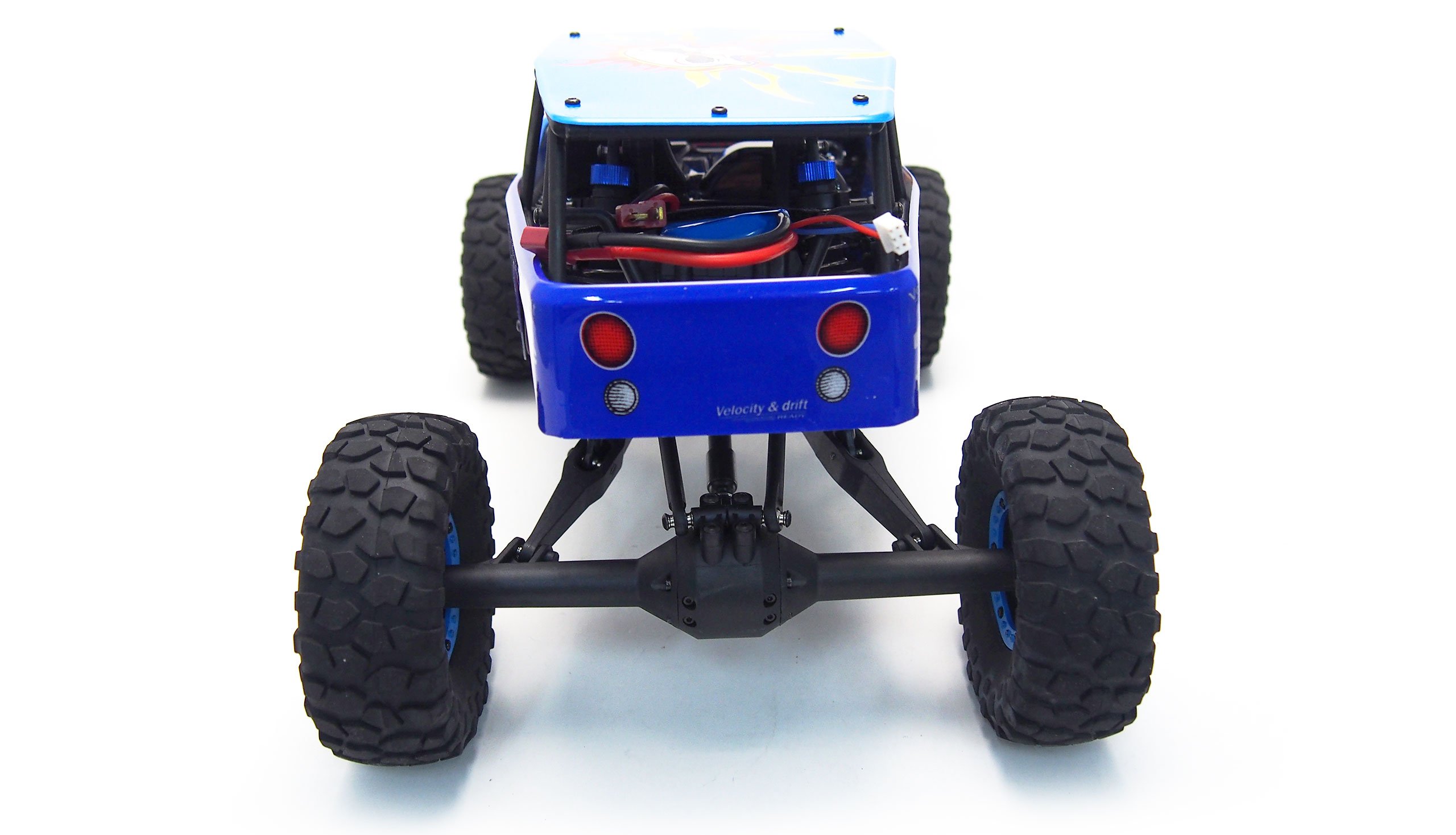 Amewi 2,4GHz, Cross Rock Racer 1:10, 2,4 GHz, RTR, Color Azul (22276)