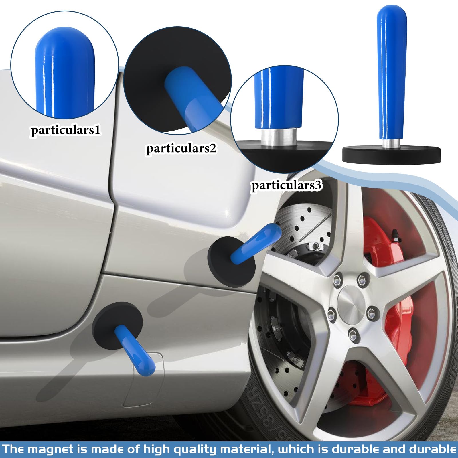 Auto Montagemagnet mit Aufbewahrungbox: 8 Stück Verpackungs Gripper Magnethalter, Magnethalter Folie, Auto Mantagemagnet, Magnete Haftmagnet Car Wrapping, Montagemagnet für Auto Folie Wrap