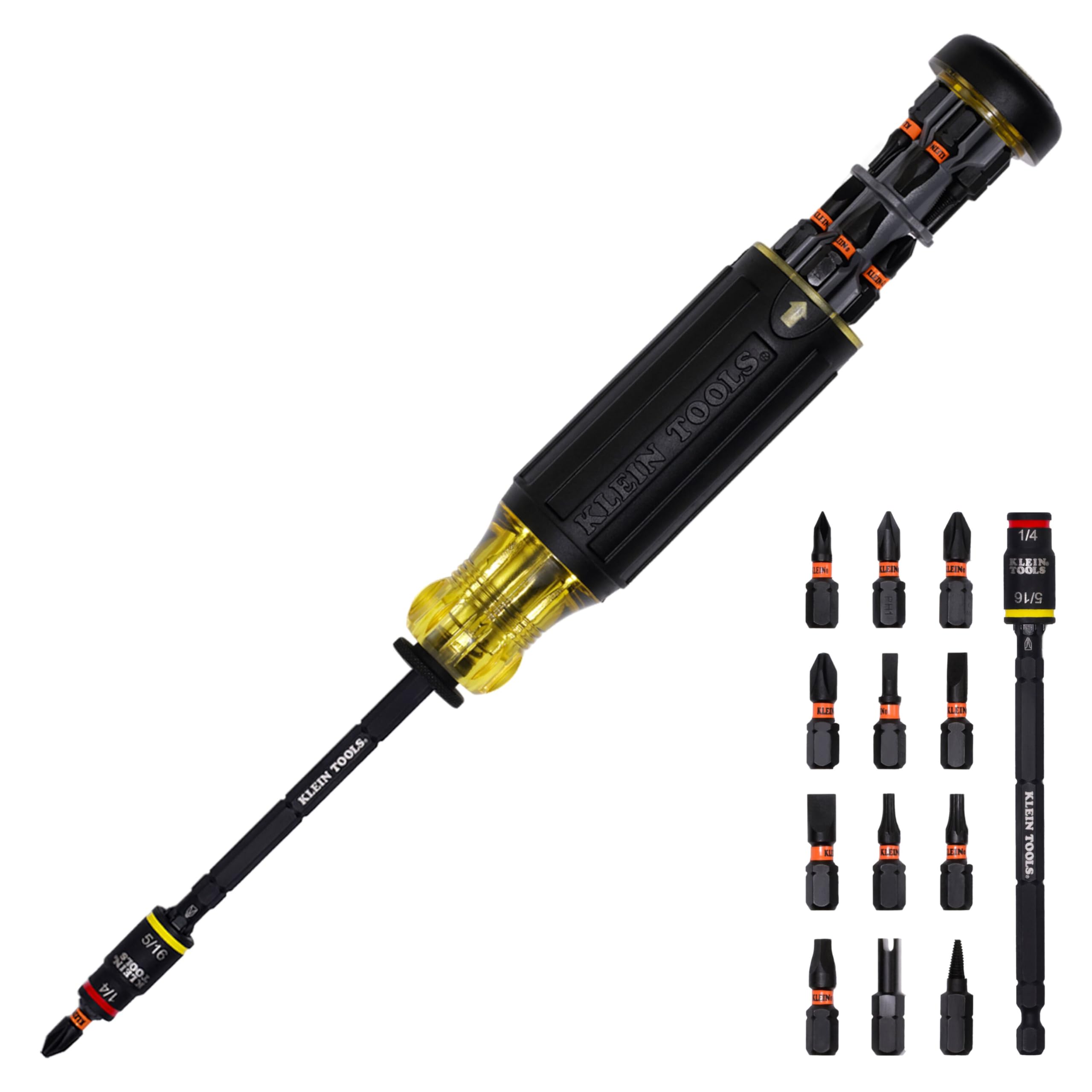 Amazon.com: Klein Tools 32304 Screwdriver, 14-in-1 Adjustable
