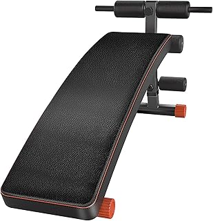 Fanuosuwr Taburete de Yoga para Interior Tablero de Abdominales Home Fitness Silla Abdominal Músculo Tablero Abdomen Mancuerna Banco Experiencia Confortable (Color : Black, Size : 144x76.5x58.5cm)