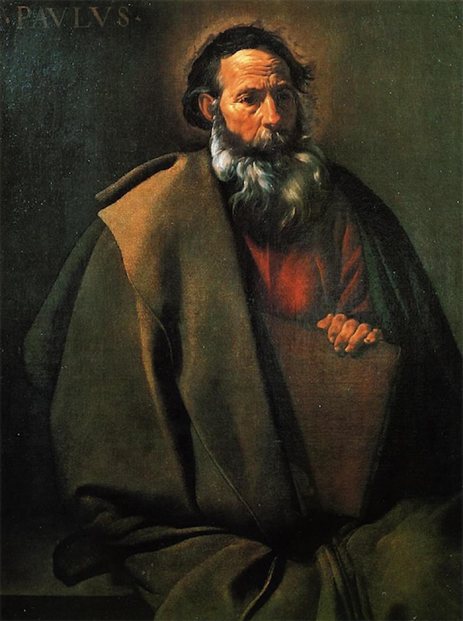 ARTXLXXBN Famous Art Print Poster Vintage Wall Art Saint Paul by Diego Rodriguez De Velazquez Canvas Art Poster for Home Decor 60x90cm