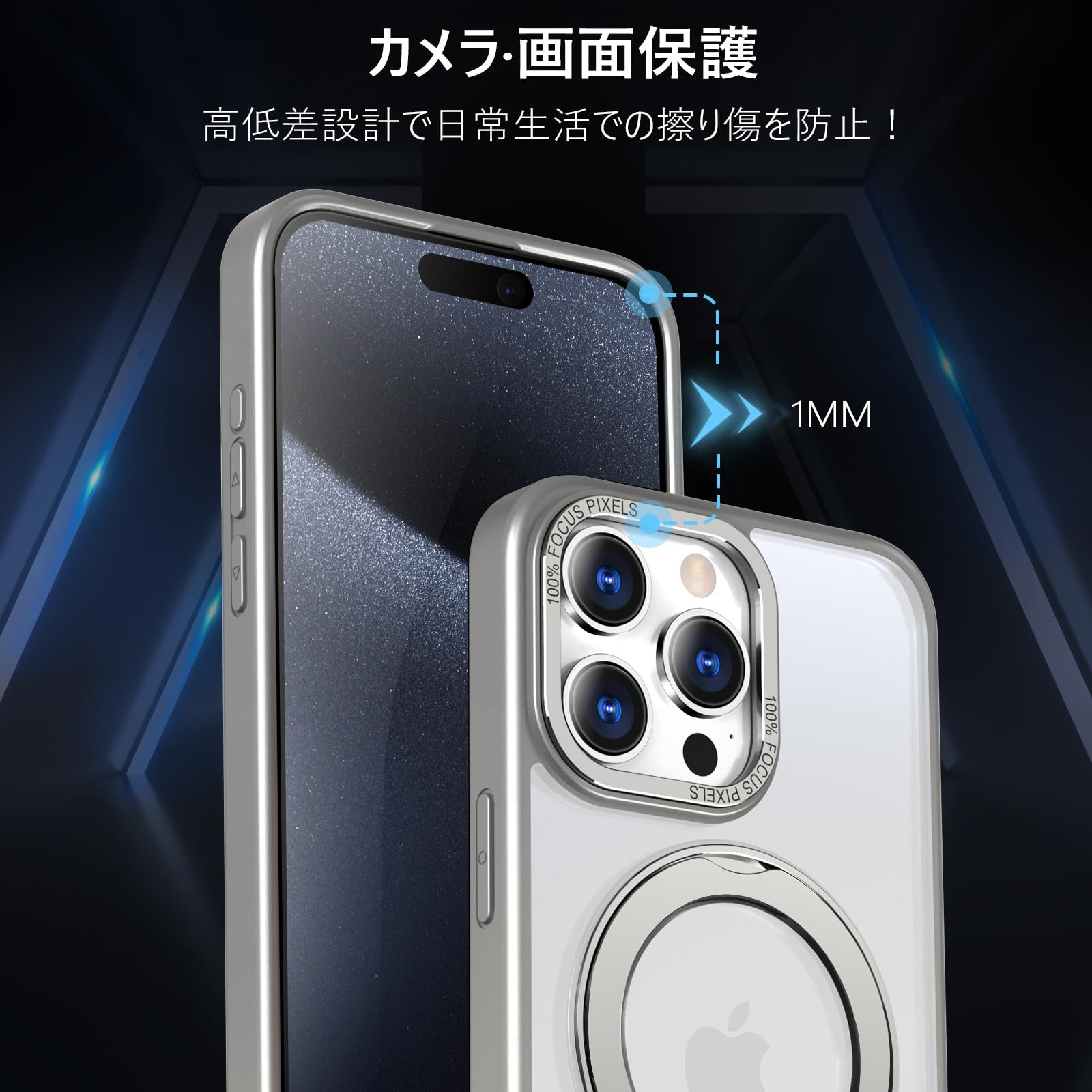 Amazon.co.jp: KWATUNG Magsafe Compatible iPhone 15 Promax Case