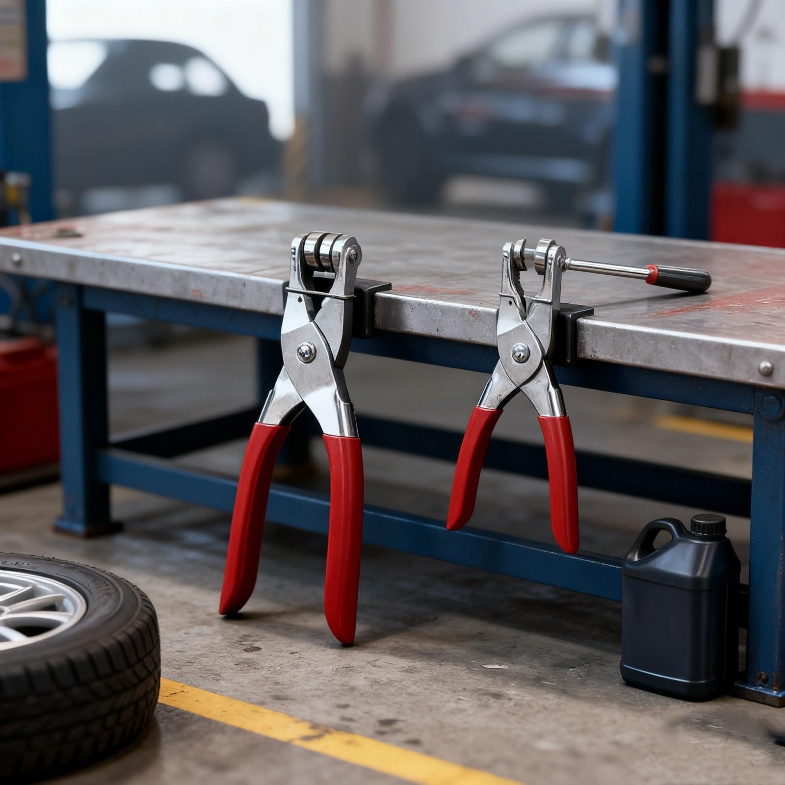 Metall Ösenzange für 6 mm / 12 mm Öseninstallation, ergonomischer, reduziert Ermüdung bei längerem Gebrauch, handgefertigtes Ösenzangen Werkzeug