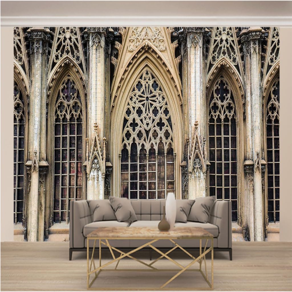 Papier peint panoramique pour agrandir une pièce effet trompe l'oeil 3d