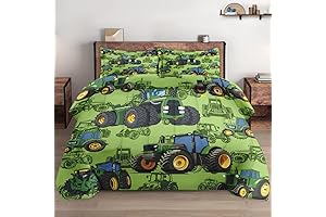2 Pcs Tractor Bedding Set with Pillowcase