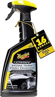 Ultimate Insane Shine Paint Glosser, Easy-to-Use Spray On and Wipe Off Product to Minimize Swirls and Enhance Glossy Paint Using Specialized Polymers, 16 Oz Spray Bottle
