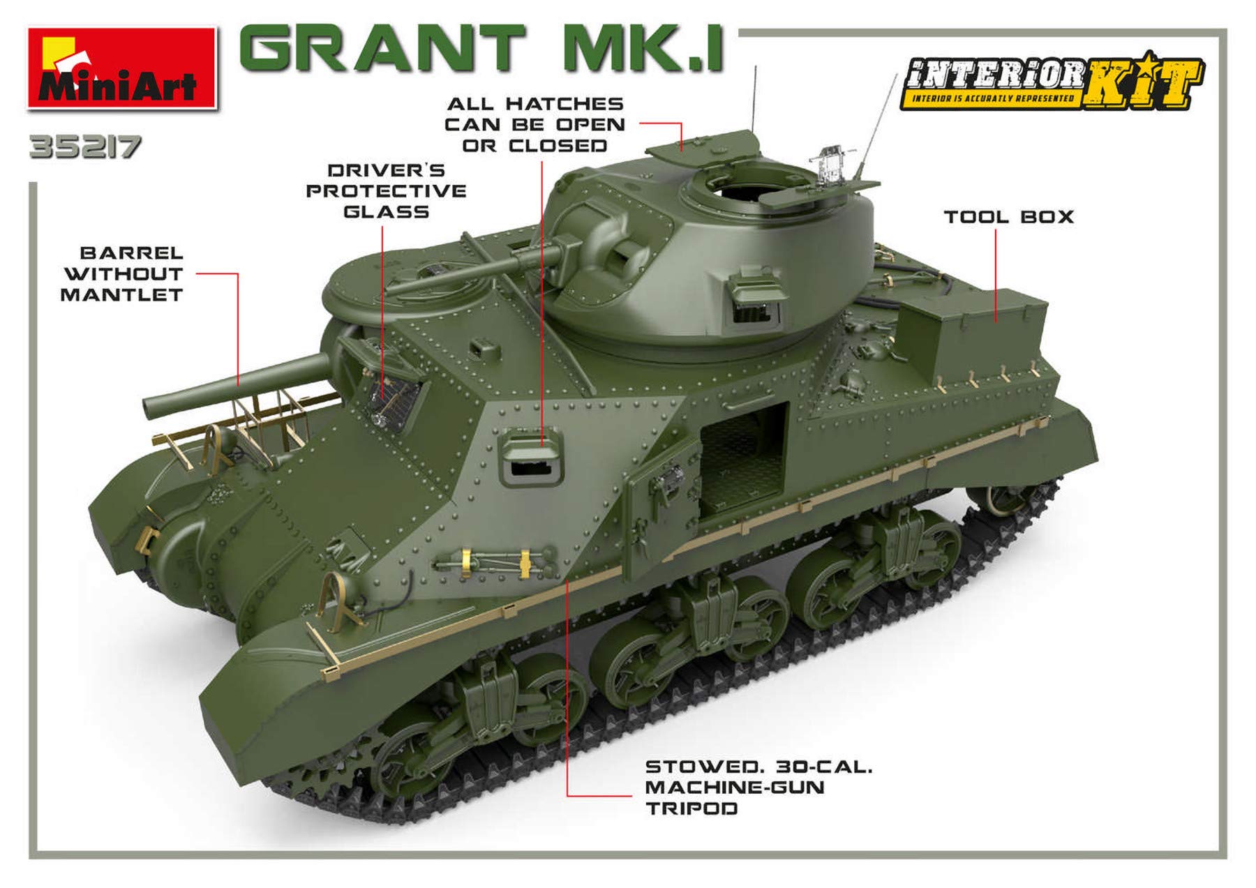 Miniart MIN35217 zestaw do modelowania z tworzywa sztucznego, różne