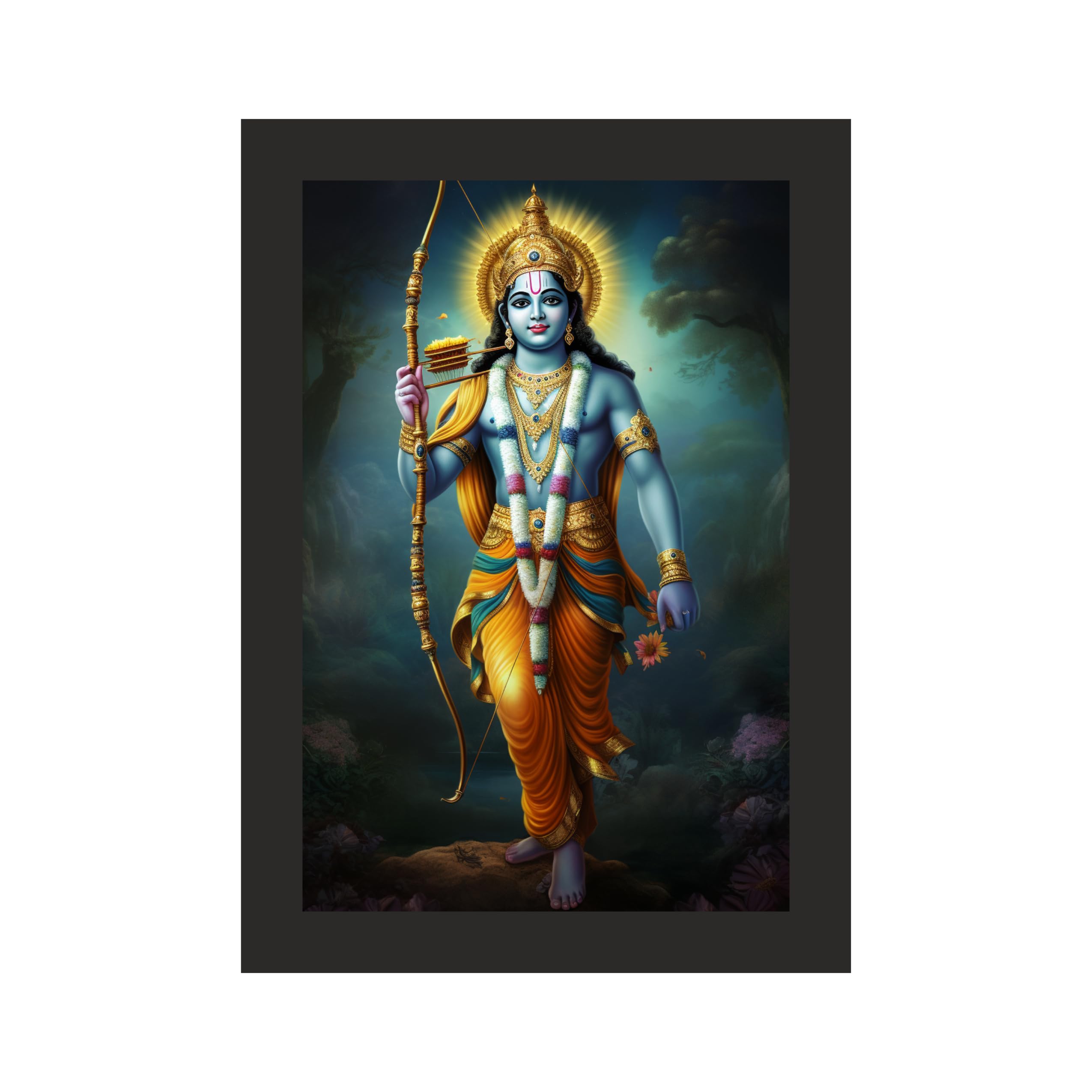 Lord Ram: The Ideal King & Archer, 10x14 Inches