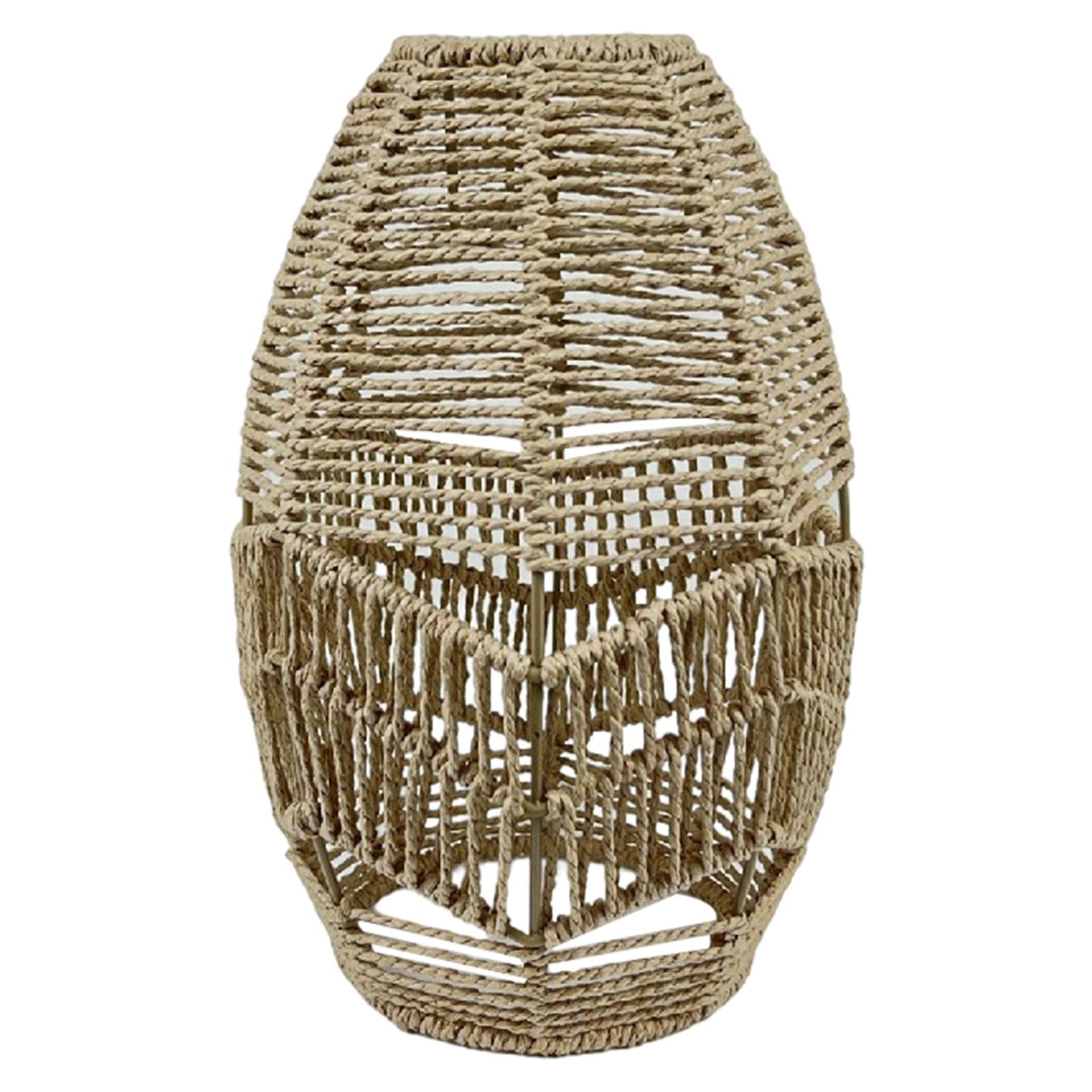 LOVIVER Pendant Lamp Shade Rattan Decoration Ceiling Light Shade for Restaurant, B
