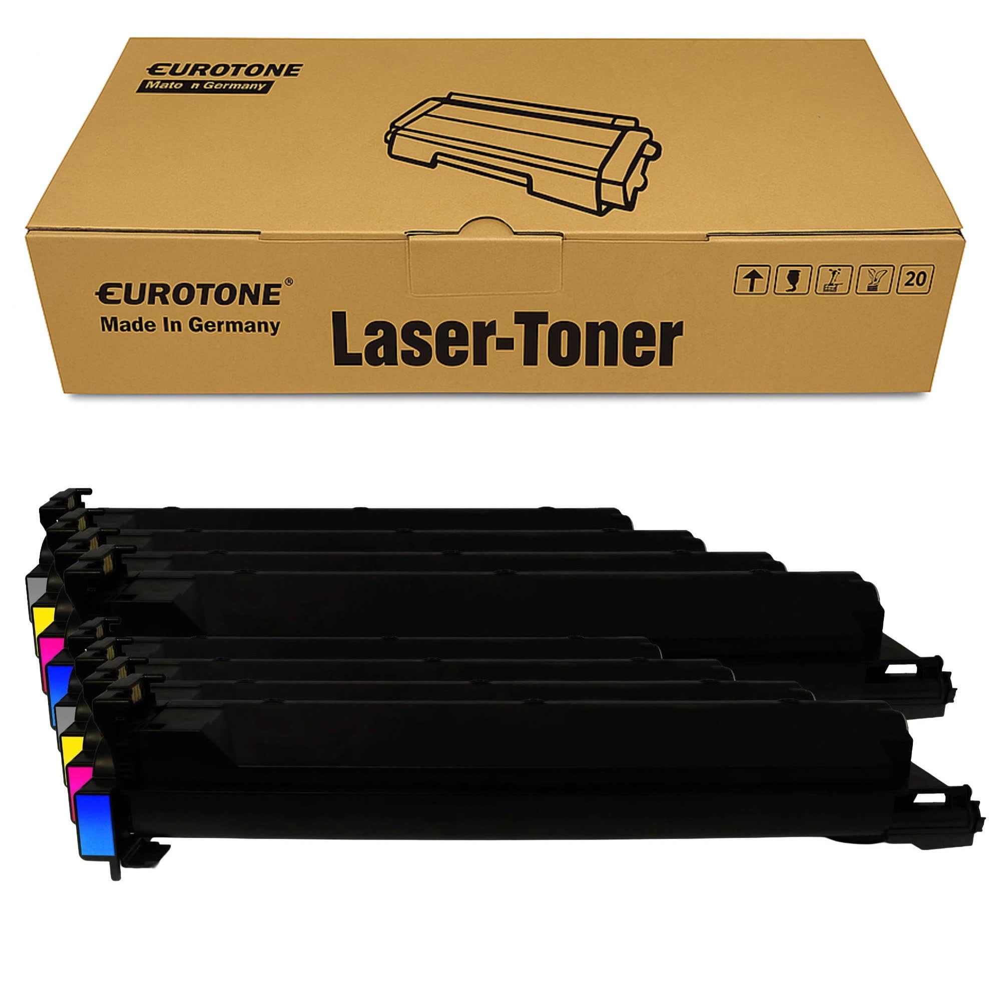 Eurotone 8X toner kompatybilny z Konica Minolta Bizhub C 200 wie TN-214 TN214 zestaw