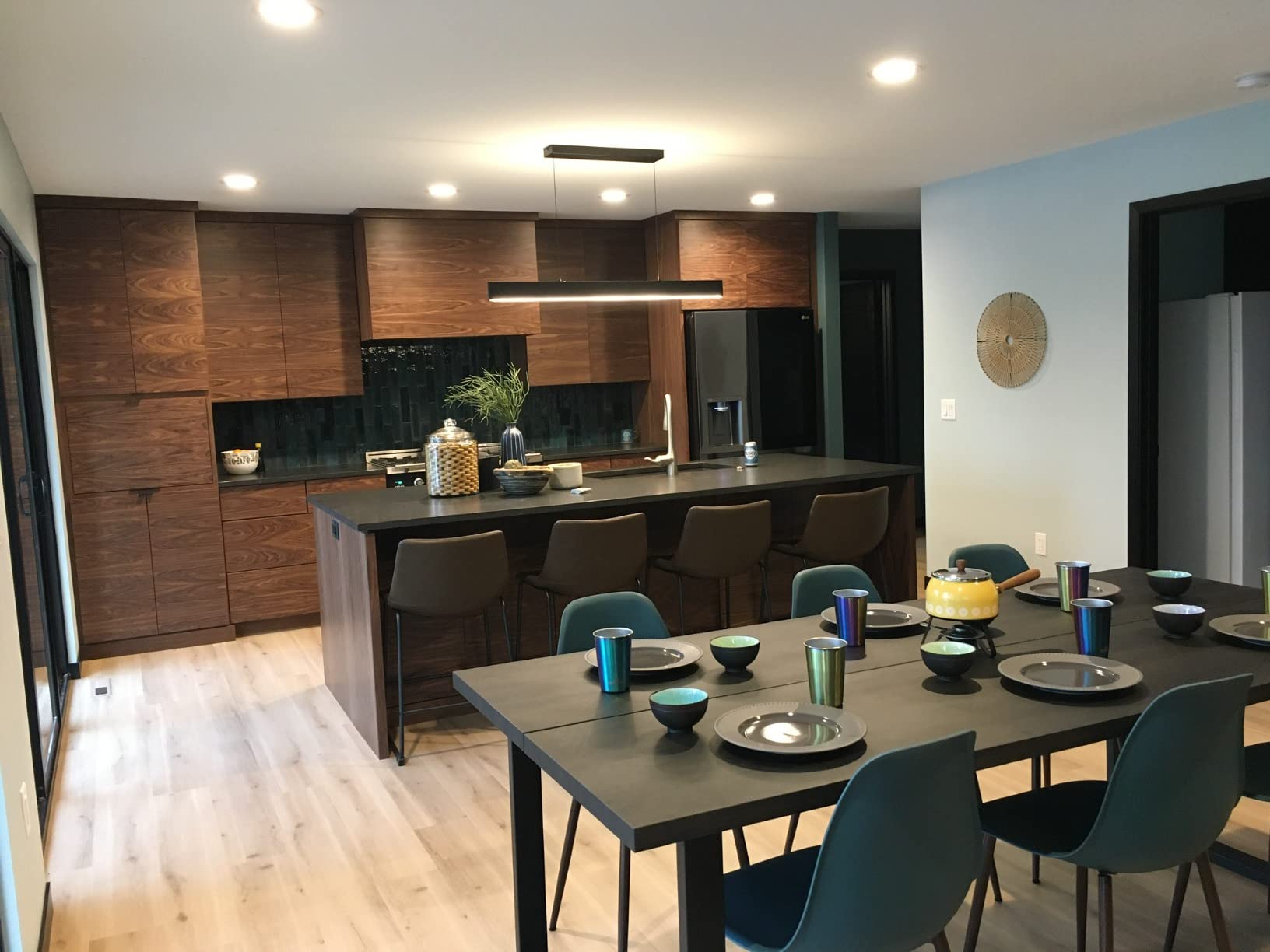 31/mo Finance EdgeMod Landon Sculpted Dining Chair in Black (Set of